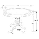 Turk 5 Pc Game Table Sets