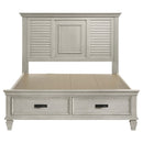 Franco Panel Platform Storage Bed