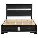 Miranda Panel Platform Storage Bed