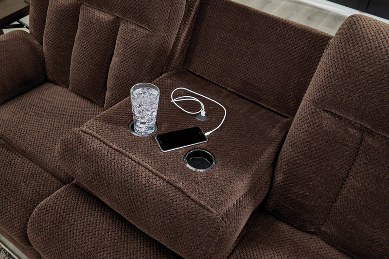 Observation Power Reclining Sofa with Drop Down Table