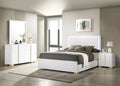 Marceline Bedroom Sets White & Black 4 & 5 Piece