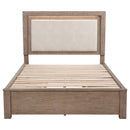 Kenora Panel Platform Storage Bed with LED Lighting