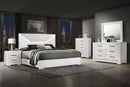 Ives 4 & 5 Piece Bedroom Set E.king & Queen White & Grey