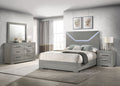 Ives 4 & 5 Piece Bedroom Set E.king & Queen White & Grey