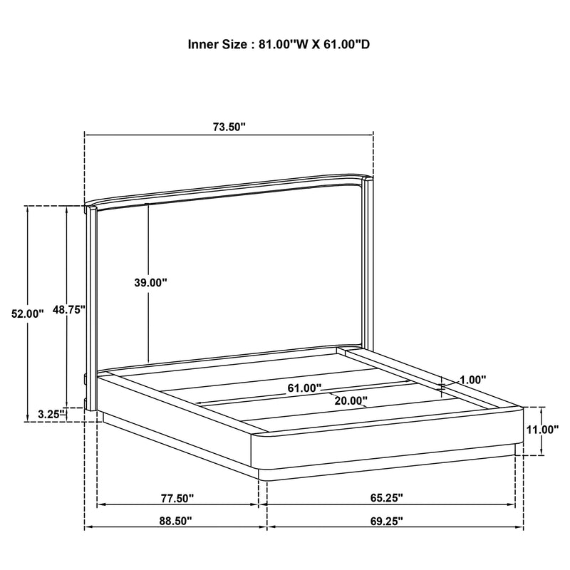 Kailani 4 & 5 Pc Bedroom Set E.King, Cal.King & Queen
