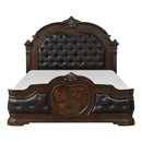 Antoinetta Queen Panel Bed in Warm Cherry 1919-1*