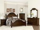 Mont Belvieu Queen Panel Bed in Dark Cherry 1869-1*