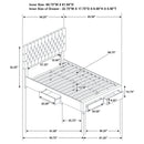 Soledad Panel Platform Storage Bed
