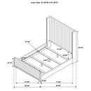Natasha California King, E.King & Queen Bed