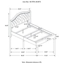 Sonoma Wingback Bed