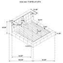 Dreux Panel Platform Bed