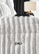 Rhines Falls Power Reclining Sofa with Drop Down Table - Furniture Warehouse (GA)