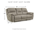 Next-Gen Gaucho Power Reclining Sofa - Furniture Warehouse (GA)