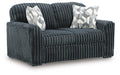 Midnight-Madness Loveseat - Gunmetal