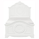 Lucida Full Panel Bed in White 2039FW-1*