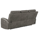 Brickston Triple Power Reclining Sofa Set