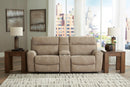 Next-Gen DuraPella Power Reclining Sectional Loveseat with Console - Furniture Warehouse (GA)