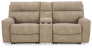 Next-Gen DuraPella Power Reclining Sectional Loveseat with Console - Furniture Warehouse (GA)