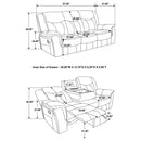 Conrad Reclining Sofa Set