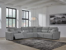 Modmax Reclining Sectional with Console - Furniture Warehouse (GA)