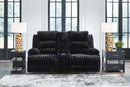 Rhine Falls Reclining Loveseat with Console