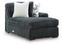 Midnight-Madness Sectional with Chaise