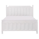 Wellsummer Full Panel Bed in White 1803WF-1*