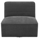 Cobie Upholstered Swivel Armless Chair
