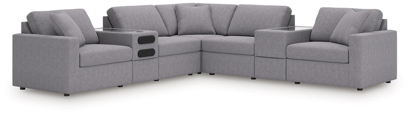 Modmax Balanced Sectional with Audio and Storage Consoles