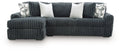 Midnight-Madness Sectional Sofa with Chaise
