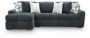 Midnight-Madness Sectional Sofa with Chaise