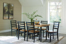Blondon Dining Table and 6 Chairs (Set of 7)