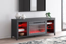 Cayberry 60" TV Stand with Electric Fireplace - Furniture Warehouse (GA)