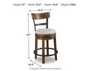 Valebeck Counter Height Bar Stool - Furniture Warehouse (GA)