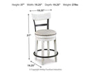 Valebeck Counter Height Bar Stool - Furniture Warehouse (GA)