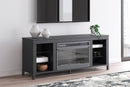 Cayberry 60" TV Stand with Electric Fireplace - Furniture Warehouse (GA)