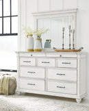 Kanwyn Dresser and Mirror - Furniture Warehouse (GA)