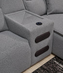 Modmax II Power Reclining Sectional with Audio Consoles - Furniture Warehouse (GA)