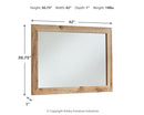 Hyanna Bedroom Mirror - Furniture Warehouse (GA)