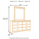 Huey Vineyard Dresser and Mirror - Furniture Warehouse (GA)