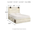Cambeck Bed with 4 Storage Drawers - Furniture Warehouse (GA)