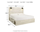 Cambeck Bed with 4 Storage Drawers - Furniture Warehouse (GA)