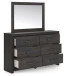 Hollivern Dresser and Mirror - Furniture Warehouse (GA)