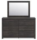 Hollivern Dresser and Mirror - Furniture Warehouse (GA)
