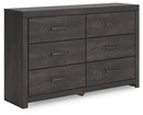 Hollivern Dresser and Mirror - Furniture Warehouse (GA)