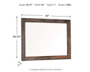 Drystan Bedroom Mirror - Furniture Warehouse (GA)