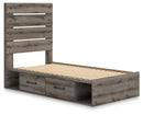 Graystorm Bed with Storage - Furniture Warehouse (GA)