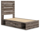 Graystorm Bed with Storage - Furniture Warehouse (GA)