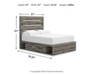 Graystorm Bed with Storage - Furniture Warehouse (GA)