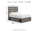 Graystorm Bed with Storage - Furniture Warehouse (GA)